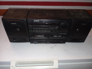 Radio Cassette Sony CFS-W466 Negro