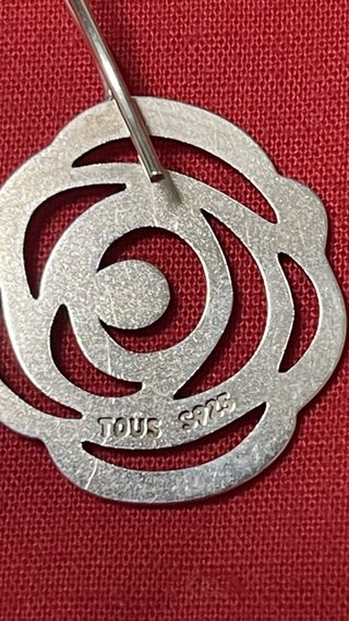 Pendientes y broche Tous Rosa de Abril Plata