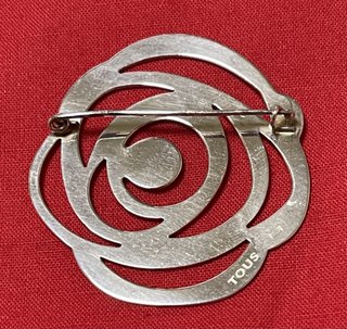 Pendientes y broche Tous Rosa de Abril Plata