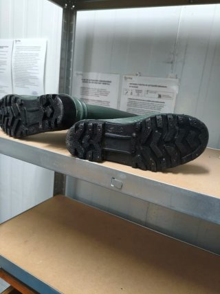 Botas de agua hombre verdes