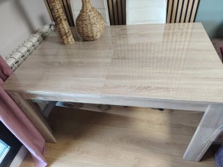 Mesa de comedor de madera +4 sillas de REGALO