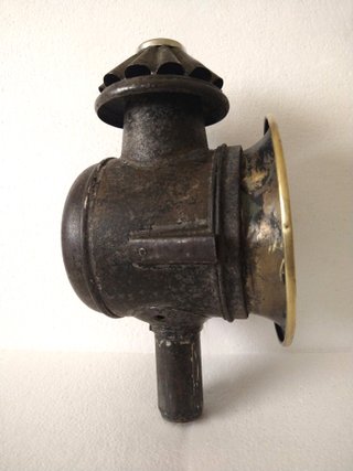Farol antiguo de carruaje para decoración