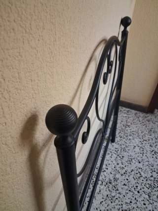 Cabecero cama 90cm forja negro