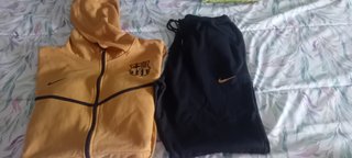 Conjunto Chándal Nike Adolescente Amarillo y Negro