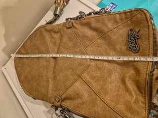 Bolso de piel estampado serpiente