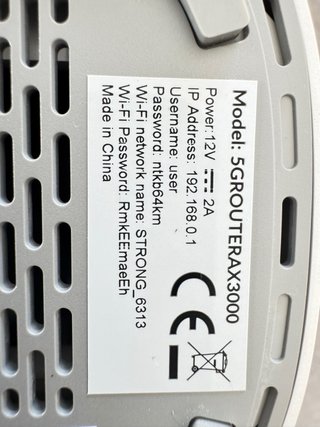 Router Móvil Wifi 6 5G Strong 5GAX3000