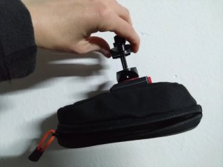 Bolsa manillar bici con pantalla táctil