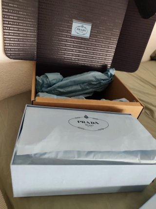 Sandalias Prada Marrón y Naranja