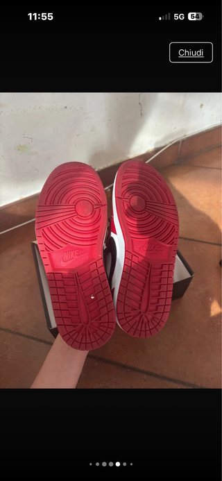 Nike Air Jordan 1 Low Rosse Bianche