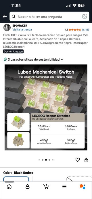 Teclado Mecánico EPOMAKER x Aula F75 Gasket