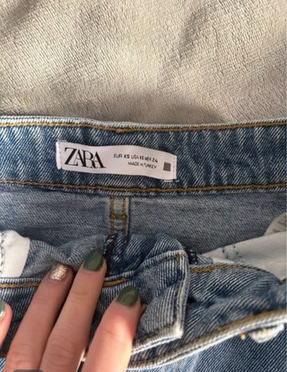 Falda Zara Patchwork Vaquera