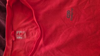Lote Ropa Deportiva Negra y Roja tallas M y L