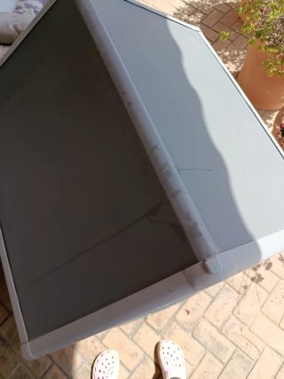 Caseta para perro  gris