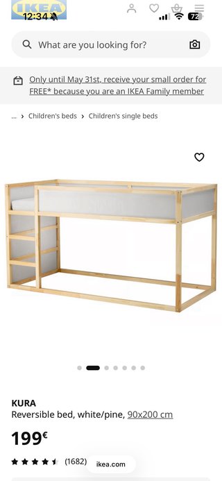 Cama infantil IKEA Montessori