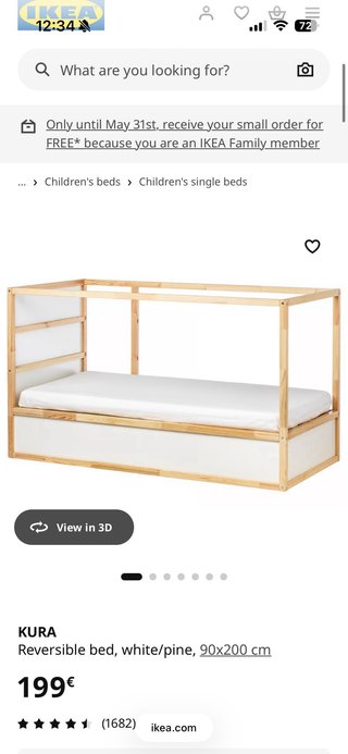 Cama infantil IKEA Montessori
