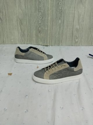 Scarpe italiane uomo beige/grigie