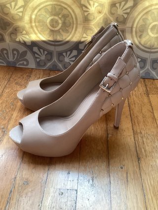 Zapatos tacón Guess mujer talla 38 beige