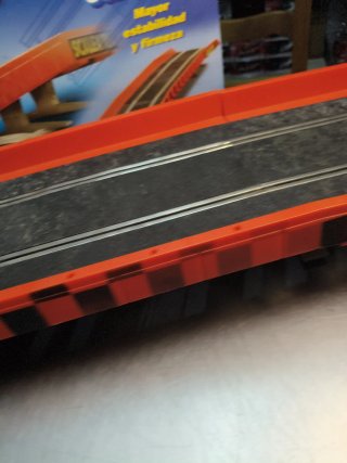 Scalextric Puente Completo Pista Negra Antigua