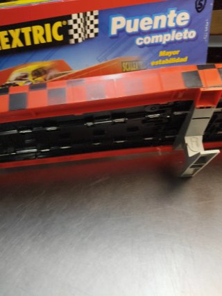 Scalextric Puente Completo Pista Negra Antigua