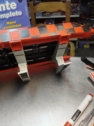 Scalextric Puente Completo Pista Negra Antigua
