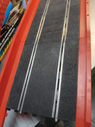 Scalextric Puente Completo Pista Negra Antigua