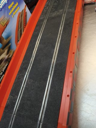 Scalextric Puente Completo Pista Negra Antigua