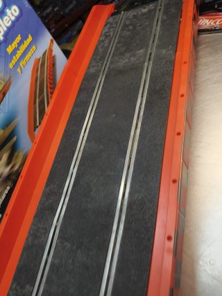 Scalextric Puente Completo Pista Negra Antigua