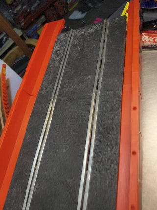 Scalextric Puente Completo Pista Negra Antigua