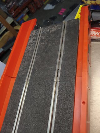 Scalextric Puente Completo Pista Negra Antigua