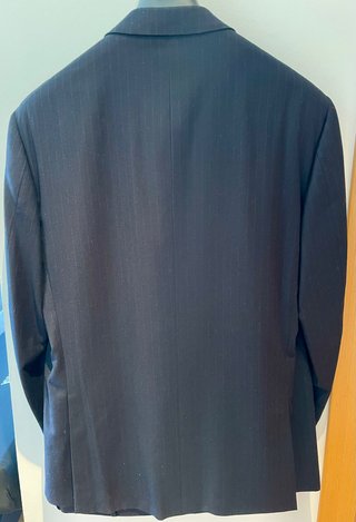 Traje Ermenegildo Zegna T. 56 Azul Raya Diplom.