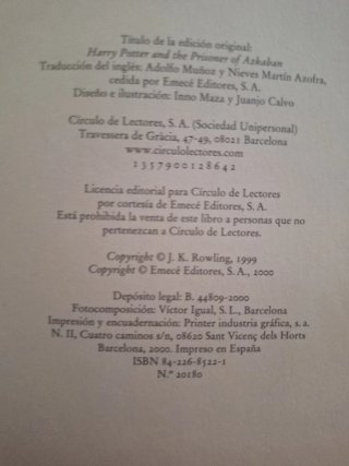Harry Potter y el Prisionero de Azkaban