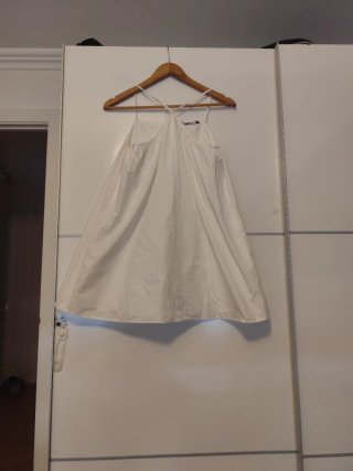 Vestido mono Zara blanco