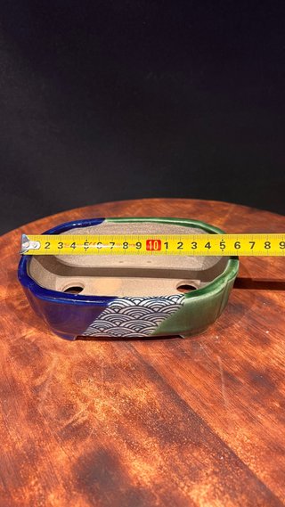 MACETA BONSAI TERAHATA SATOMI TOKONAME JAPON OVAL