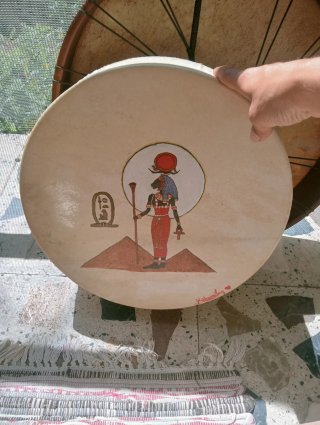 Tambor Chamánico Diosa Sekhmet