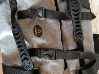Arnés para perro grande gris y negro