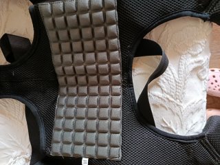 Arnés para perro grande gris y negro