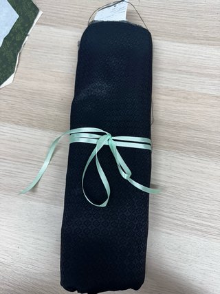 Tela corpiño negra con rombos-promocion
