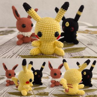 Amigurumi Pikachu in cotone