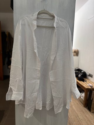 Camisa blanca mujer talla única