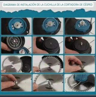 Desbrozadora Plegable Telescópica (2 Baterías)