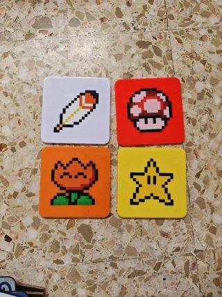 Posavasos Super Mario Bros Pixelados