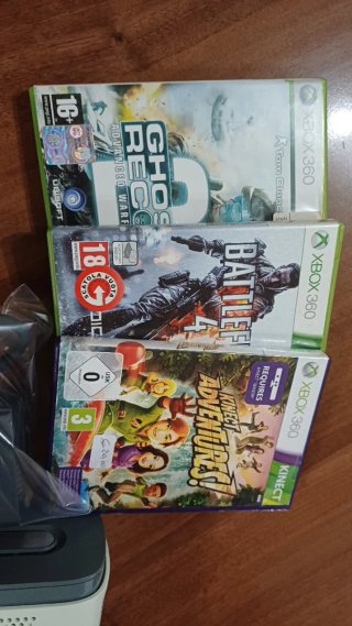 Xbox 360 Fat + 3 Giochi + Controller