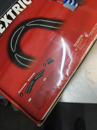 Scalextric Cambio de Pista en Curva pista negra