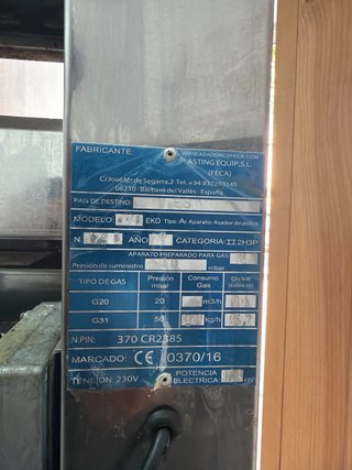 Asador de pollos Feca 6 espadas