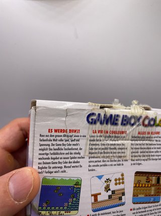 Console Nintendo GameBoy Game Boy Color Viola Tras