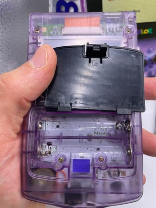 Console Nintendo GameBoy Game Boy Color Viola Tras