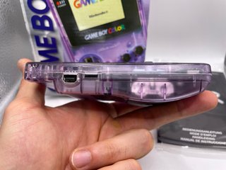 Console Nintendo GameBoy Game Boy Color Viola Tras