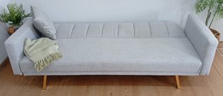 Sofá Cama Bogota, Gris Tela, Cómodo. ¡OFERTA!