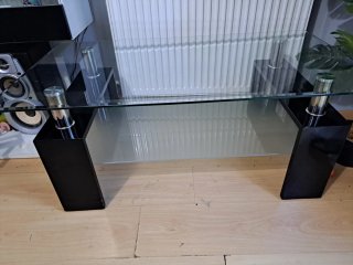 Mesa de centro cristal negro Missouri