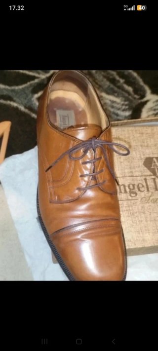 Zapatos de piel Angelo Litrico Marrones